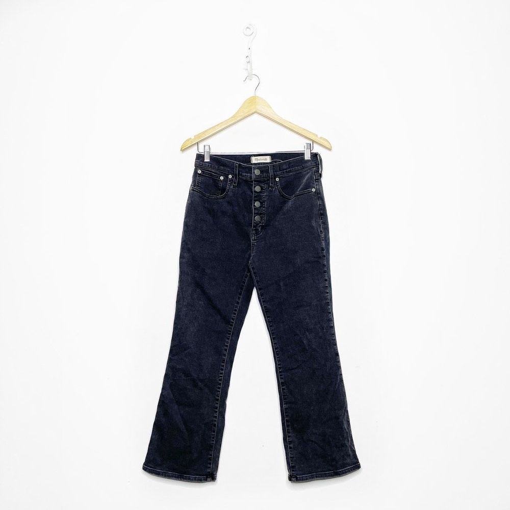 MADEWELL Cali Demi Boot Jeans Bellspring Wash Button front Edition AA897 29